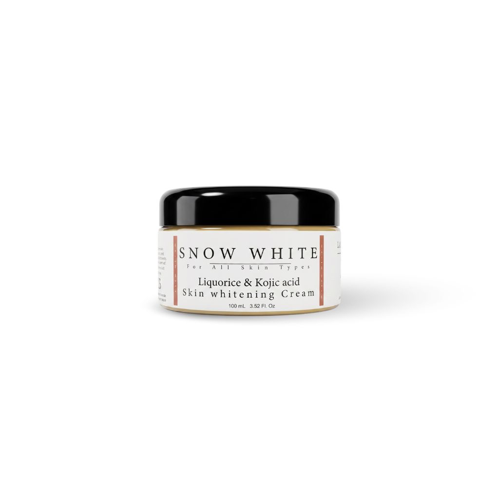 Whitening cream for skin with liquorice